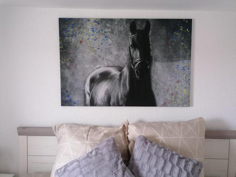 "Die Jockeysuite" Auf Unserem Reiterhof Birkenbeul 외부 사진